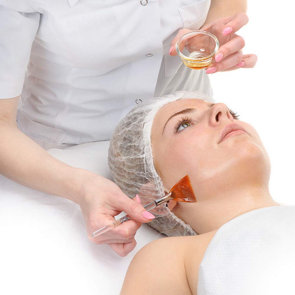 4 Pcs Facial Brushes Fan Mask Brush,Soft Applicator Brushes Makeup Tools for Peel Mask Makeup: Beauty