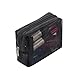 HOYOFO Mesh Makeup Bag 3 PCS Black Mesh Zipper Pouch Travel Cosmetic Organizer Case for Daily Toiletries Accessories Purse Bag, Black (S,M,L)