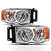ACANII - For 2002 2003 2004 2005 Dodge Ram 1500 2500 3500 Truck Headlights Headlamps Assembly Driver + Passenger Side