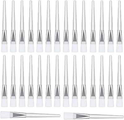 Juliyeh 30 Pcs Soft Hair Facial Mask Brush Applicator for Mud Mask & Lotion