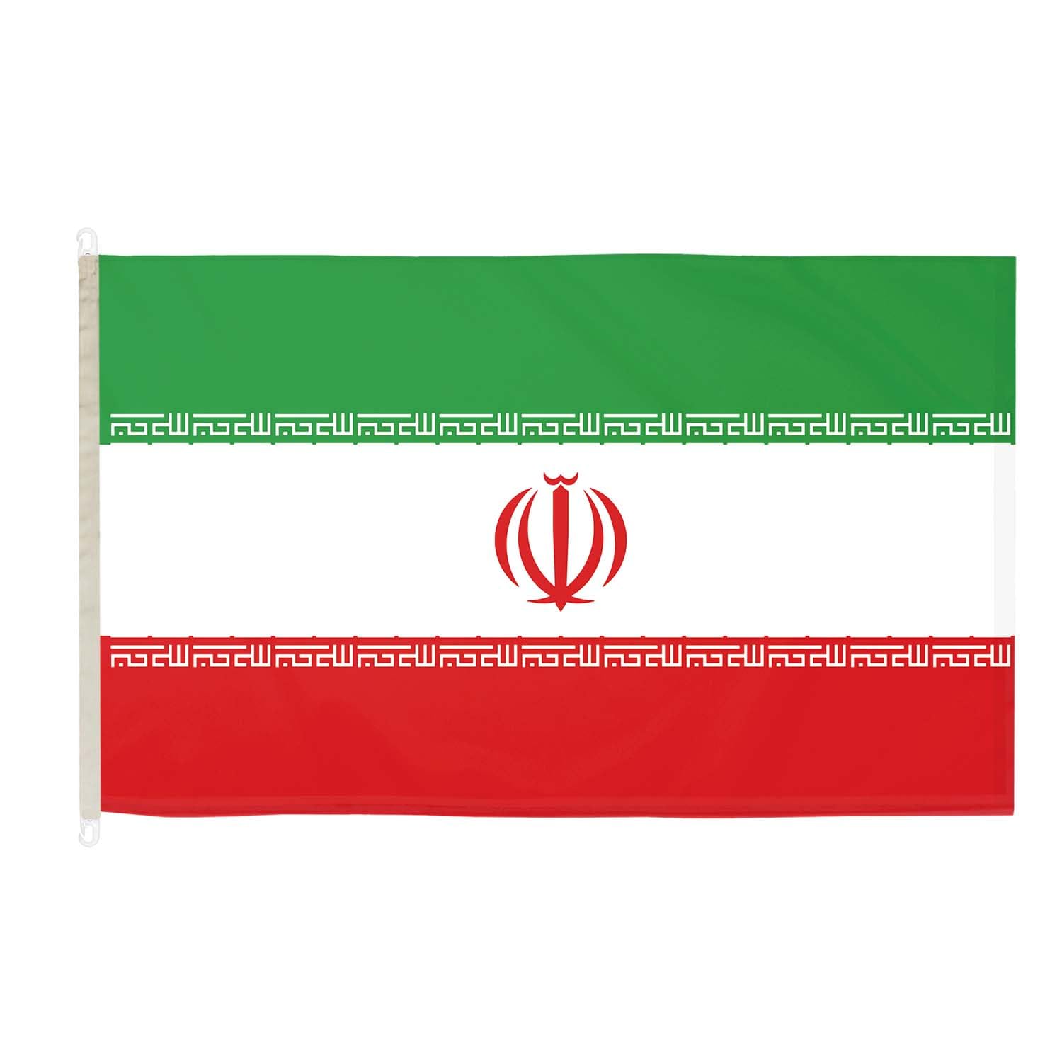 Iran DuraFlag with Clips 5ft x 3ft Premium Quality Flag 150cm x 90cm