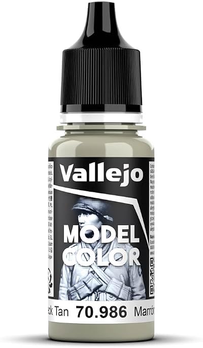 Vallejo Model Color Deck Tan Matte Acrylic Paint 18 ml Self-Leveling BSL