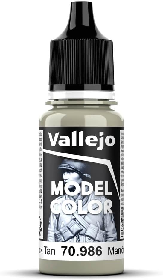 Vallejo Model Color Deck Tan Matte Acrylic Paint 18 ml Self-Leveling BSL