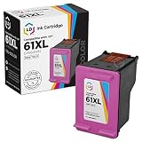 LD Remanufactured Ink Cartridge Replacement for HP 61XL CH564WN High Yield (Color)