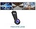 BVH Pro 3 in 1 Camera Lens Kit 185° Fisheye Lens + 0.65X Wide Angle Lens + 10X Macro Lens with Universal Clip for iPhone 7/8 Samsung S7/S8 Edge and Most Smartphones.