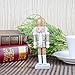 Womdee Christmas Nutcracker Ornaments Set, Wooden Nutcracker Figures Soldier Puppet Toy for Christmas Themed Party Outdoor Yard Tree Hanging Decorations, 12CM