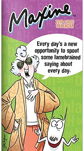 2019-2020 Maxine 2-Year Pocket Planner Calendar – Engagement Calendar, July 1, 2018
