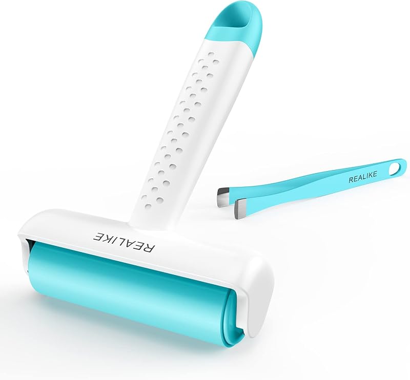 REALIKE Brayer Roller for Cricut Vinyl & Crafting Tools Set with Tweezers