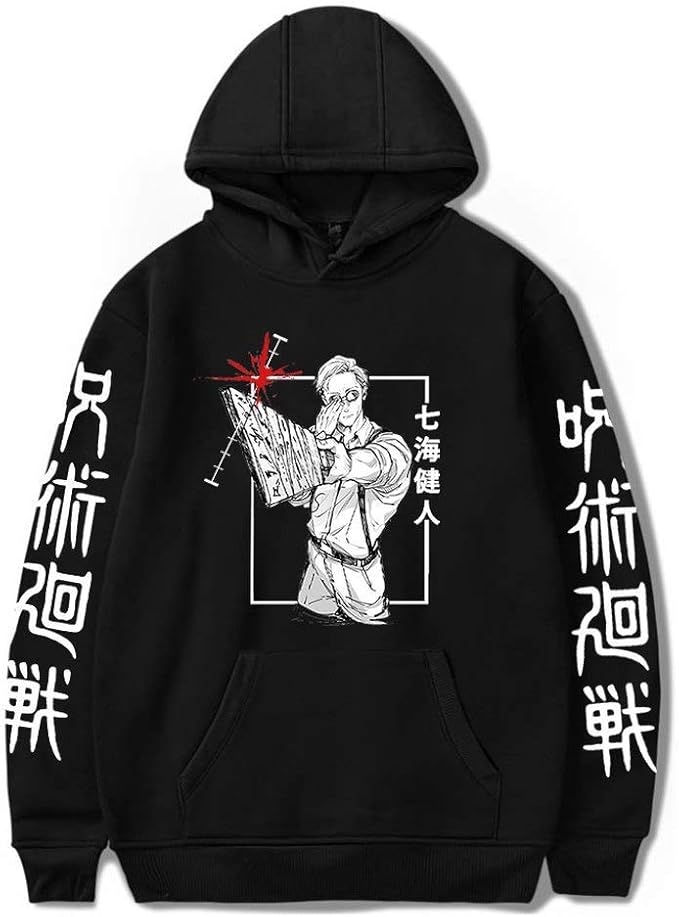 Anime Jujutsu Kaisen Nanami Kento Hoodies Cool Printed Streetwear