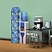 5 Gallon Water Jug Rack, 5-Tier Water Bottle Holder Storage Rack, Water Jug Organizer for Kitchen, Office, Garage, Dark Black