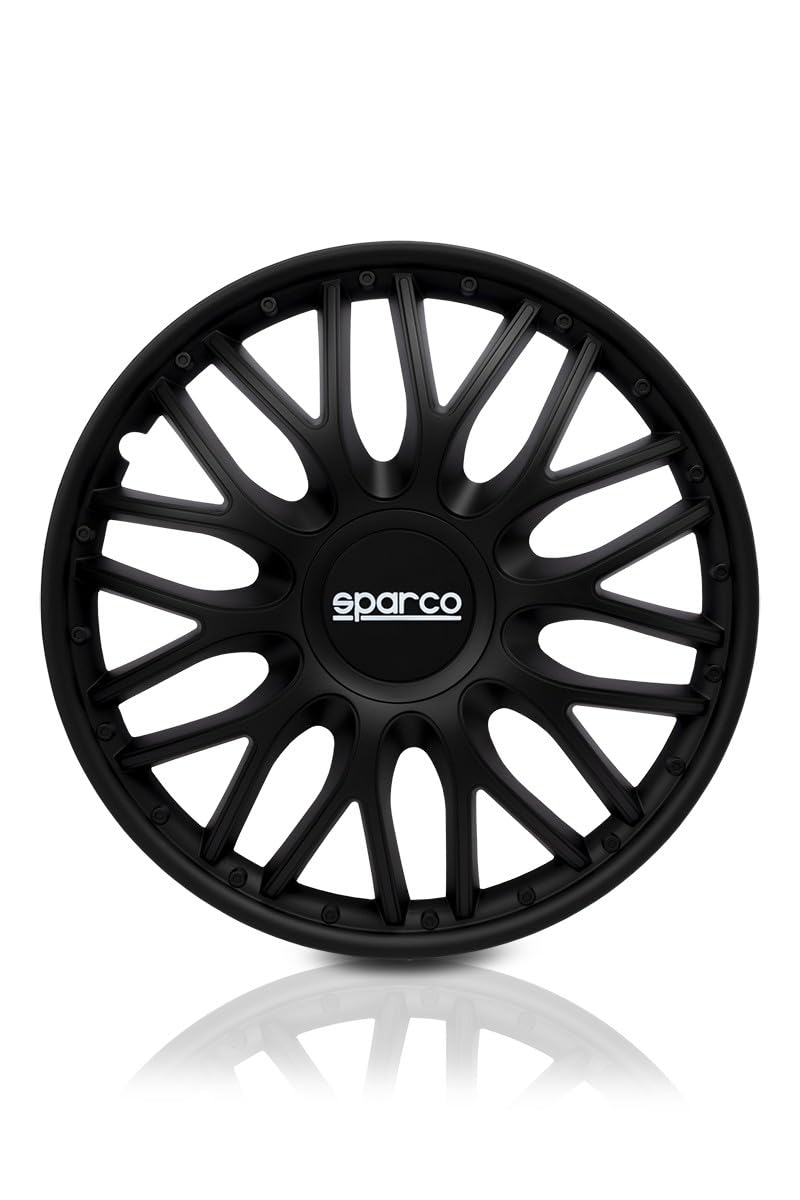 Sparco Wheel Covers Roma - 16-inch - Black - Set of 4 pieces
