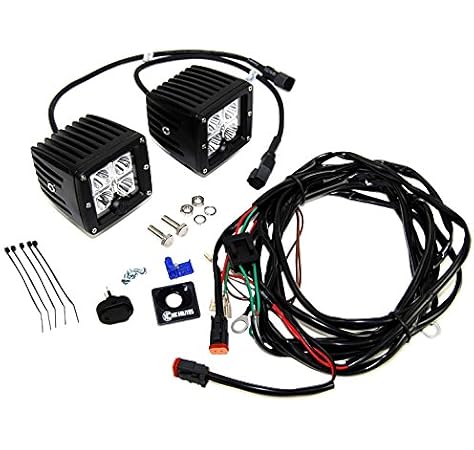 Amazon Com Kc Hilites 330 3 12w Led Light With Spot Beam Pattern Pair Automotive