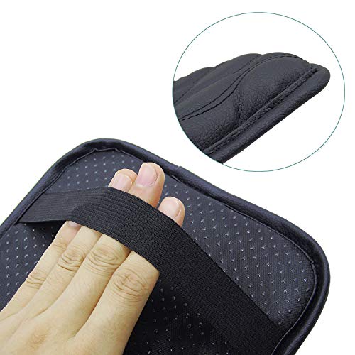 image for Grosun Center Console Pad Leather Console Center Armrest Lid Cover Ski