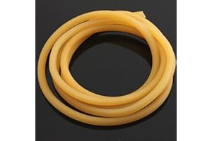JoyTube Natural Latex Rubber Tubing, 5/16" ID x 1/2" OD 10 Feet Surgical Tubing for Home Hospital Laboratory Speargun Band Slingshot Catapult Hose Tube