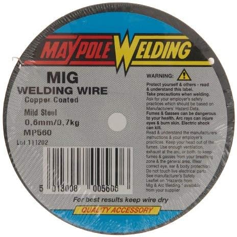 Maypole 560 - Hilo MIG para Soldadura (0,7 kg, 0,6 mm)