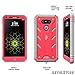 LG G5 Case, POETIC Revolution Series [Premium Rugged][Shock Absorption & Dust Resistant] Complete Protection Hybrid Case w/ Built-In Screen Protector for LG G5 (2016) Pink/Gray