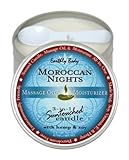 Earthly Body Round Candles, Morroccan Nights, 6.8-Ounce