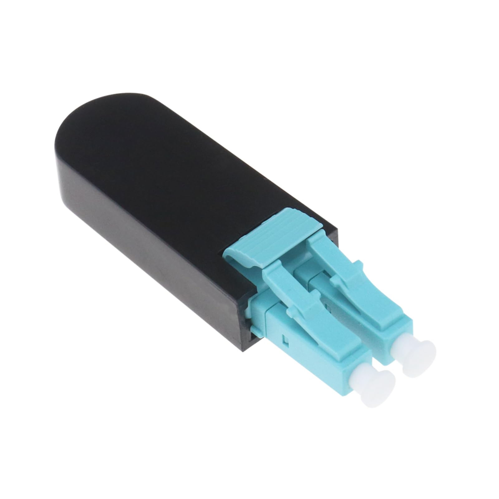 ECSiNG LC Fiber Optic Fiber Optic Cable Adapter 10Gb 40Gb OM3 Multimode 50/125 Loopback Adapter for Testing Applications Test Plug Multimode