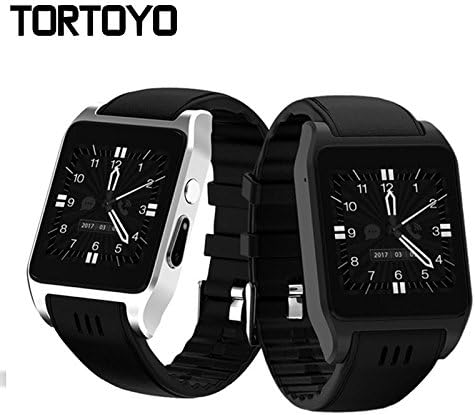 X86 Smart Watch Phone Android 5.1 OS 3G Smartwatch Wifi 1.52 inch Touch Screen 4GB SMS Call Notification Sync Bluetooth Smart Wristwatch For iPhone iOS Android Smart Phone (Silver)