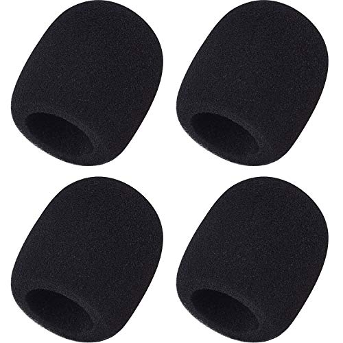 4 Pack Foam Mic Cover Handheld Microphone Windscreen (4 Pack)