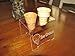 Engraved Acrylic Double Cone Ice Cream Cone Holder Tray