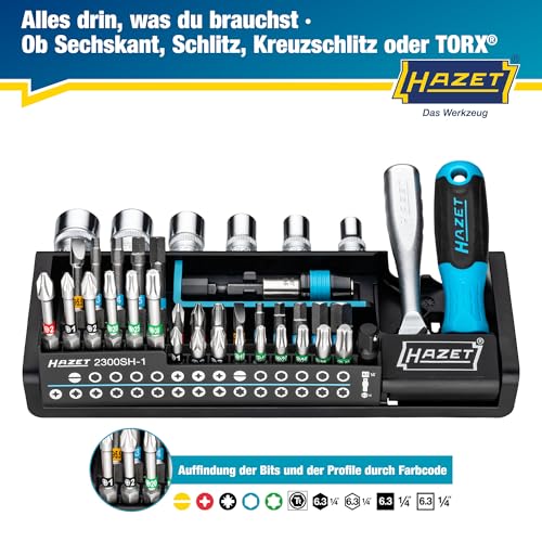 HAZET 2300SH-1 Screwdriver Bit Set Manual Manual