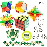 Joyin Toy IQ Challenge Set 11 Pcs Kids Educational puzzle Toys for 5+ Year Olds With Bonus Timer