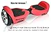 T1 SILICONE CASE for Self-balancing scooter 6.5 inch. Rubber Guard Protection Absorbs Impact While Riding Self Balancing Board. Easy Install (Light Red)