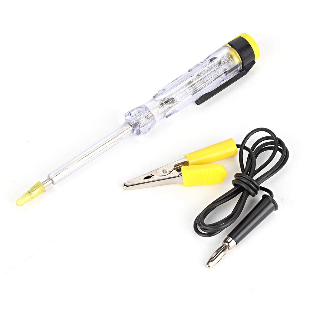 Circuit Tester Car Circuit Tester Voltage Pen Detector Copper Car Voltage Light System Probe Test Lamp