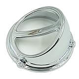 Glixal ATKS-027 High Performance Chrome Fan Cover Air Scoop Cap Gy6 125cc 150cc Chinese Scooter Moped 152QMI 157QMJ Taotao Lance Tank SUNL Roketa BMS JCL Jonway