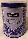 Bentleys English Breakfast Black Tea, 50 Tea Bags