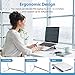 Nulaxy Portable Laptop Stand, Aluminum Cooling Stand with Heat-Vent, Adjustable Laptop Holder Riser for MacBook, Pro, Air, Samsung, Dell and More 10-17.3″ Notebook – Greythumb 2
