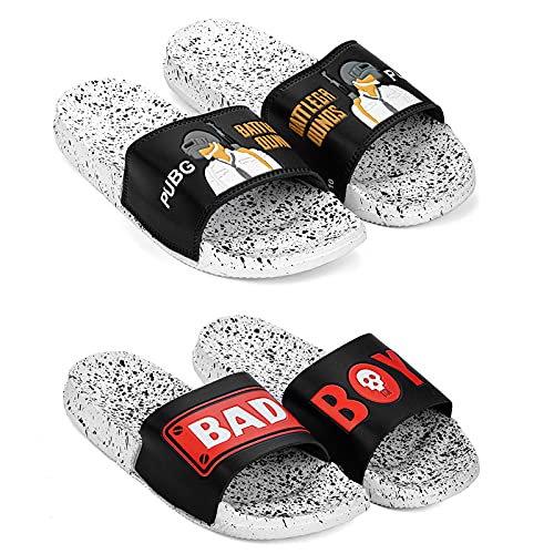 Buy Slides for Men Stylish Combo pack of 2 Slides Comfortable