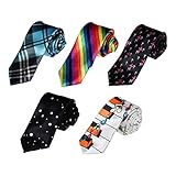 DANF.01 Multicolors Stain Wedding Thin Mens Tie 5 Styles Available By Dan Smith