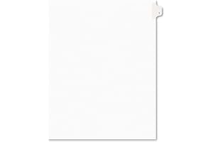Individual Legal Exhibit Dividers - Avery Style, 1, Side T