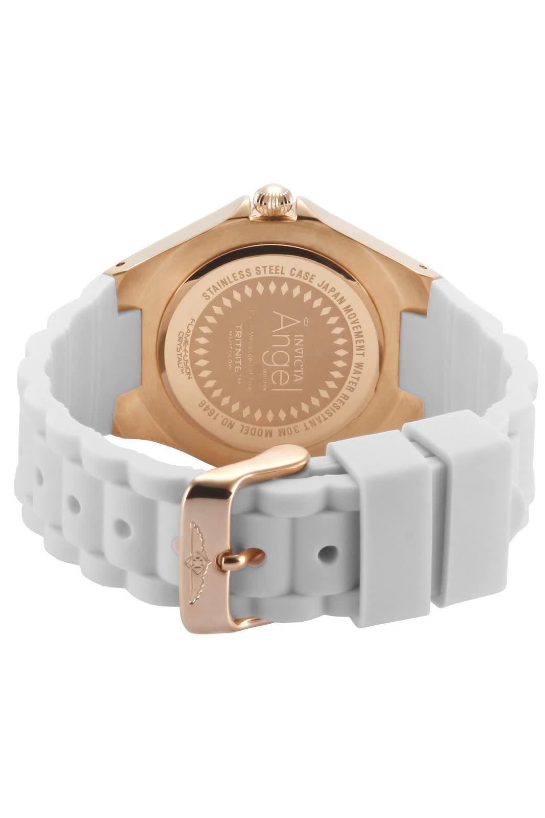 Invicta Women's 1646 Angel Jelly Fish Crystal Accented White Dial Watch