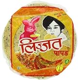 Lijjat Pappadum Punjabi Masala Flavour - 200g (pack of 3)
