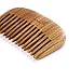 Breezelike Sandalwood Beard Comb - Wide Tooth Pocket Comb - No Static Natural Aroma Wooden Grooming Comb for Men