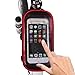 JOY COLORFUL Bicycle Bags Bicycle Front Tube Frame Cycling Packages 4.2,4.8,5.5 inches Touch Screen Mobile Phone Bags Professional Bicycle Accessories (Red, Large)