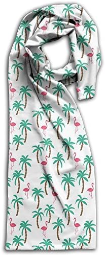 Tropical Palm Trees Flamingos Winter Light Scarf Print Soft Warm Towel New Style Scarves Best Gift