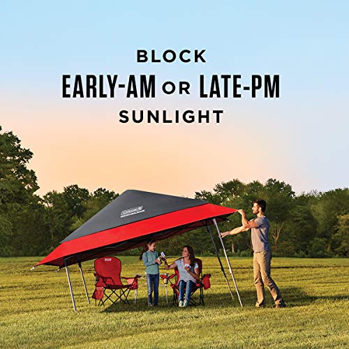 Coleman Expandable Shade Shelter Adjustable Canopy Tent UPF 50+ Sun Protection 10 x 10