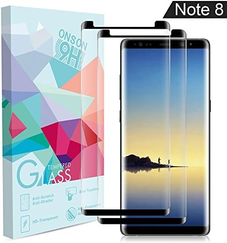 Samsung Galaxy Note 8 Screen Protector, Full Coverage HD Clear Film Tempered Glass Screen Protector