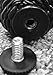 Jejavu Stainless Steel Screw-in Feet Furniture Sliders, Glides for Patio Furniture, Outdoor Chairs, and More, 5/16