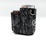 Beer Can Coolie With Cigarette And Lighter Holder (Camo)