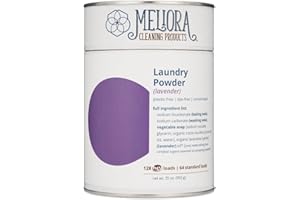 Meliora Cleaning Products Laundry Powder Detergent (128 HE Loads), Lavender