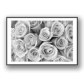 Framed for Living Room Bedroom Rose Flowers for