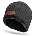 JustOneStyle Men Soft Stretch Cable Knit Lined Thick Warm Winter Wool Slouchy Beanies Hat