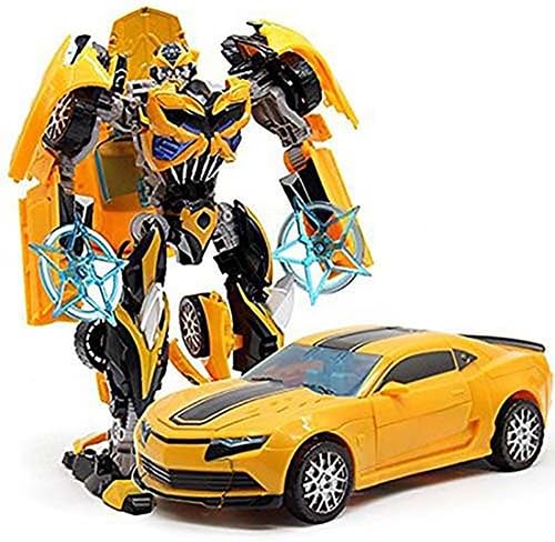 Jenil International Pepperonz (Jbp Xpreza) Robot To Car Converting Transformer Toy for Kids -Yellow