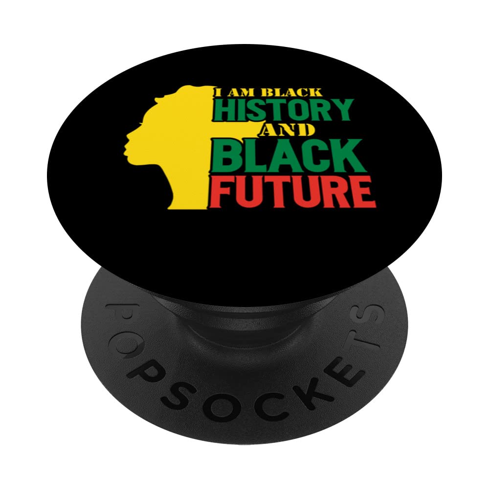 Black History is American History Black History future PopSockets Swappable PopGrip