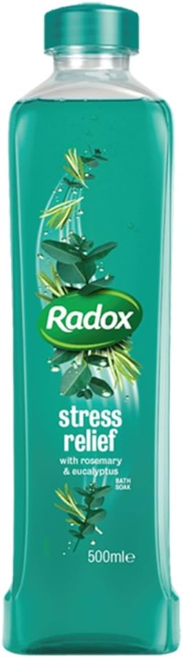 Radox Mineral Therapy Stress Relief Bath Soak uniquely blended with minerals, herbs